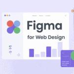 Figma interface showcasing collaborative web design tools and principles.