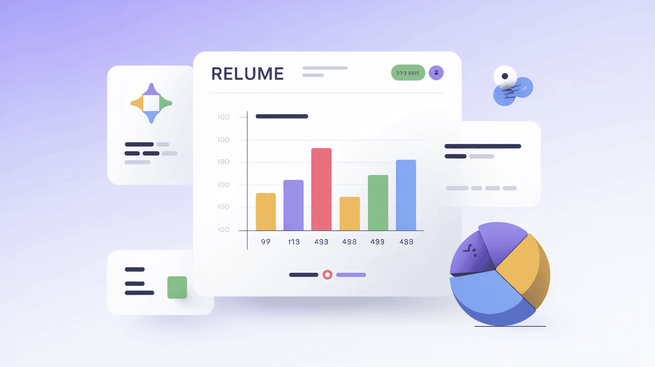Visual overview of Relume's analytics and data charts.