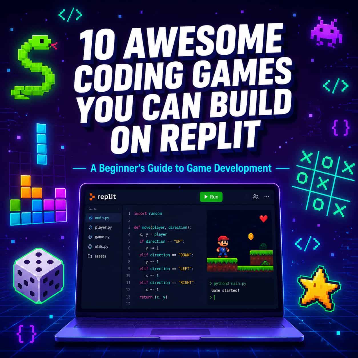 10 Awesome Coding Games You Can Build on Replit: A Beginner's Guide to Game Development