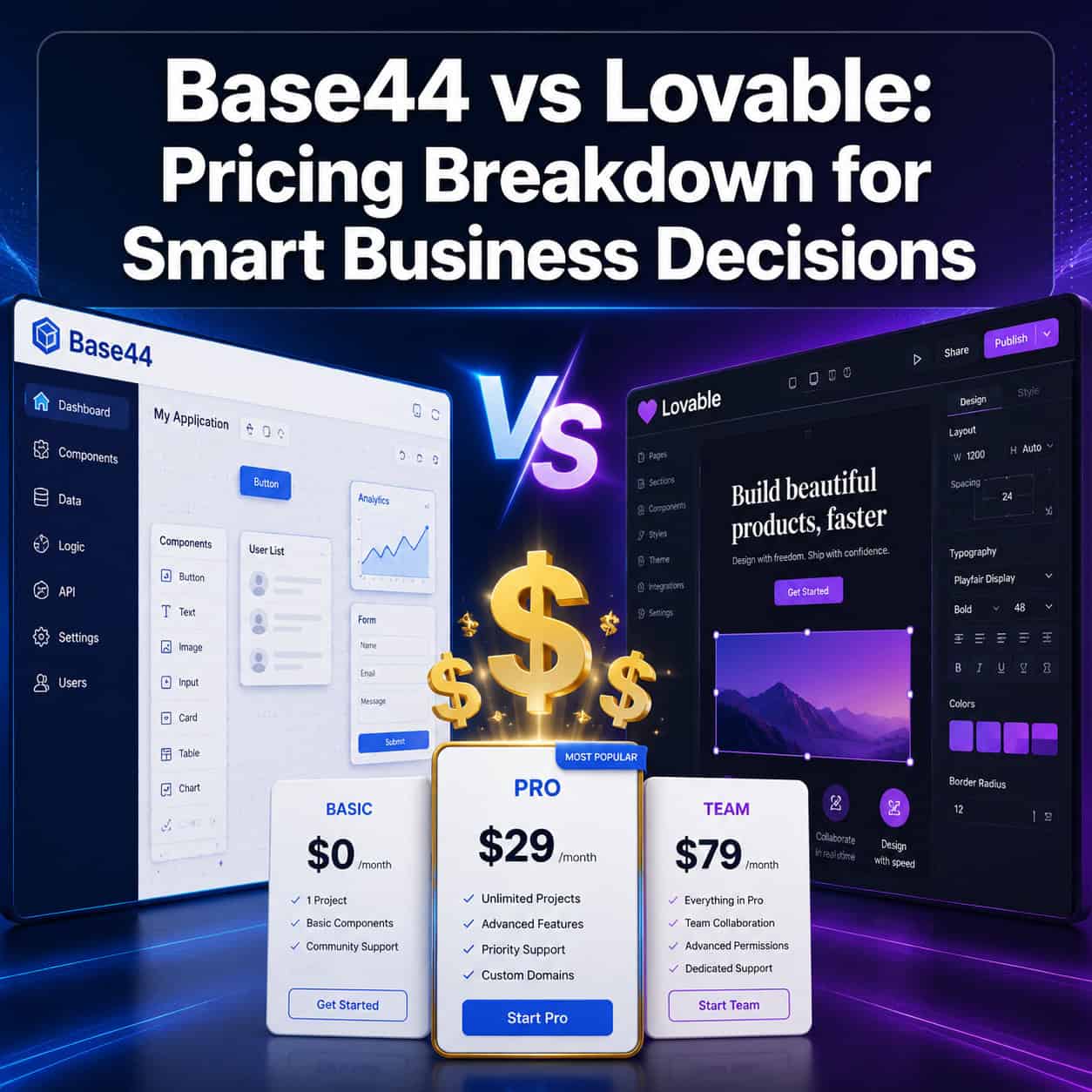 Base44 vs Lovable: A Comprehensive Pricing Breakdown for Smart Business Decisions