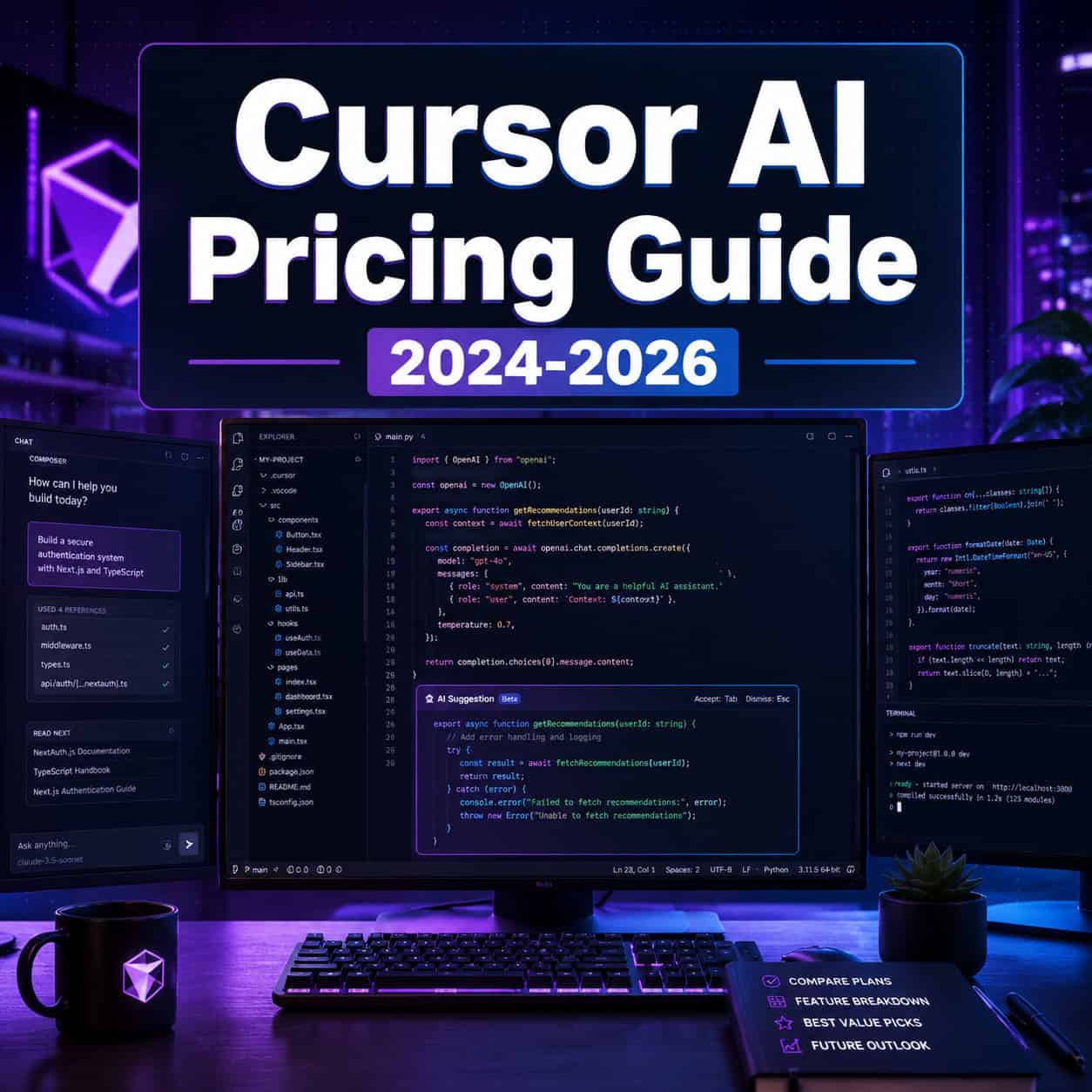Cursor AI Code Editor: A Comprehensive Pricing Guide for Developers in 2024