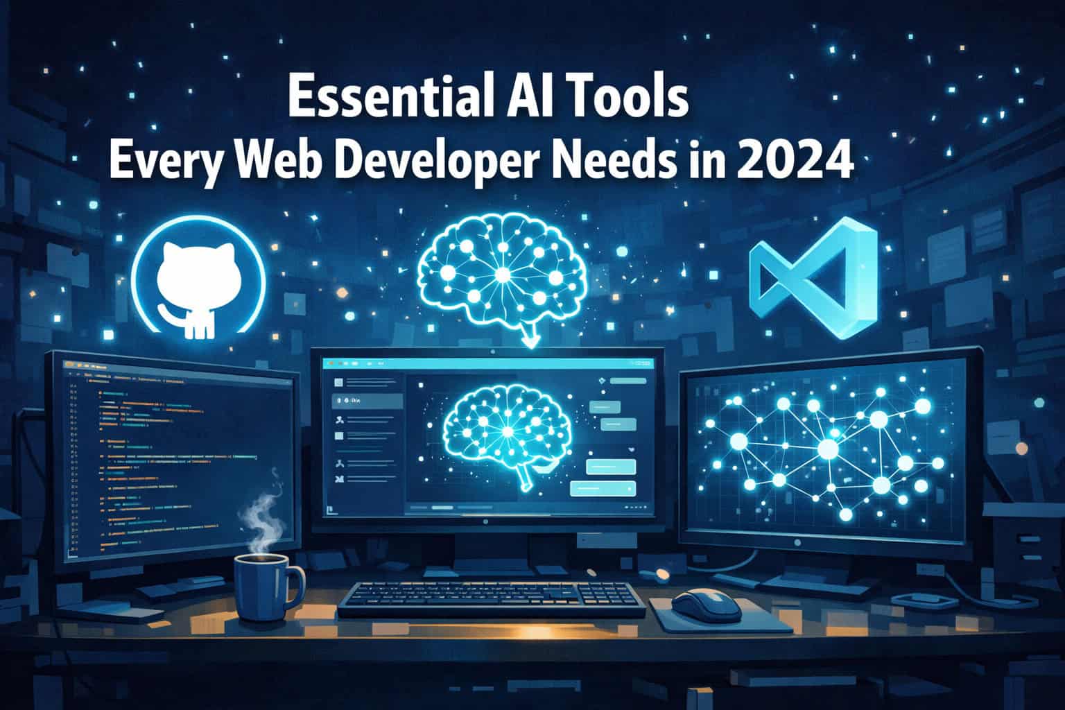 AI tools for web developers, including coding, automation, and AI-powered design tools for 2024.