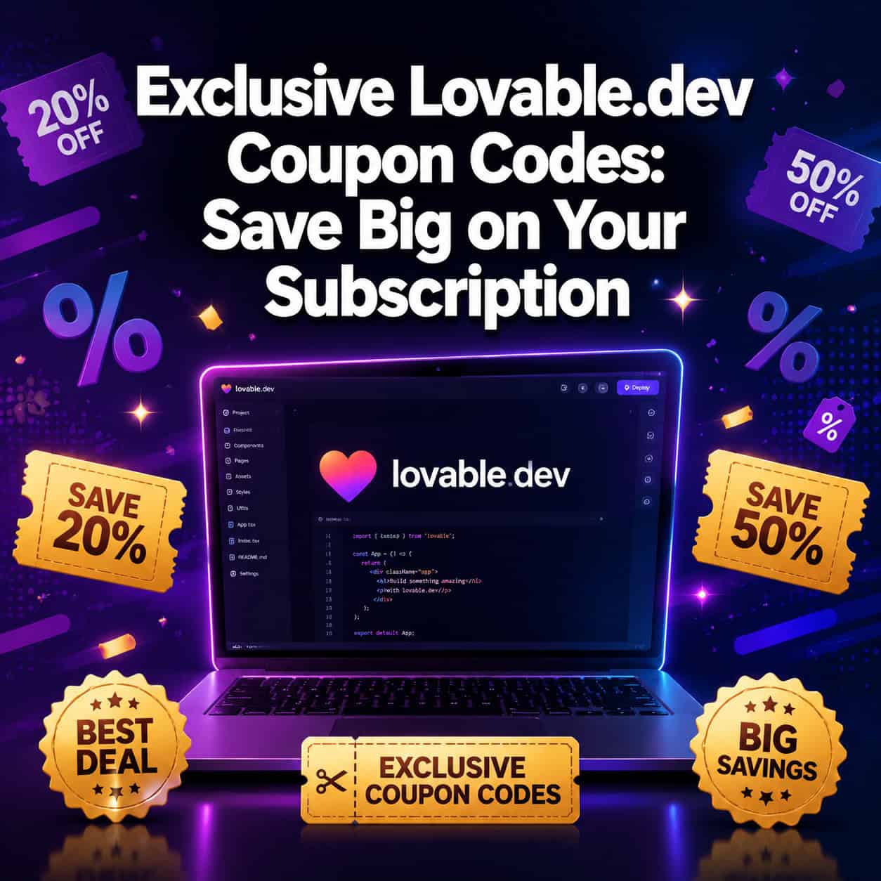 Exclusive Lovable.dev Coupon Codes: Save Big on Your Subscription
