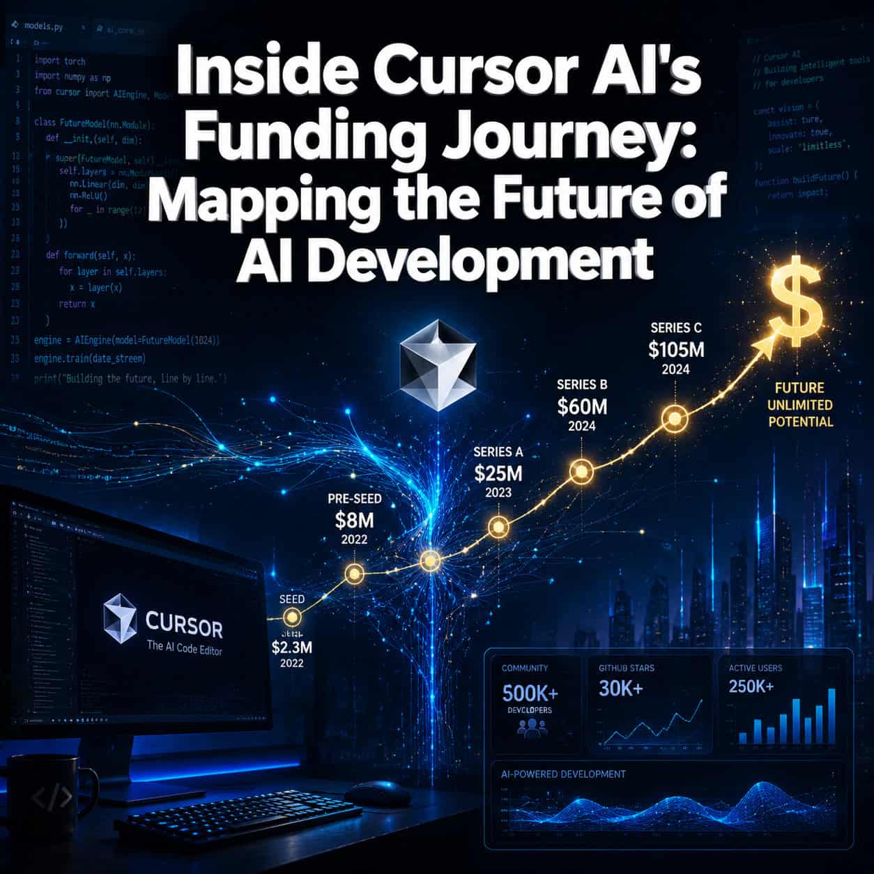 Inside Cursor AI's Funding Journey: Mapping the Future of AI Development