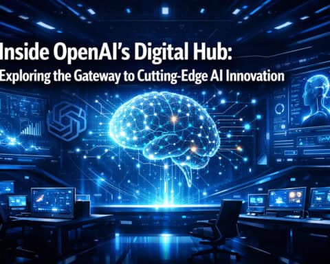 AI hub digital innovation, OpenAI, AI research, technology, neural networks, AI development, digital.