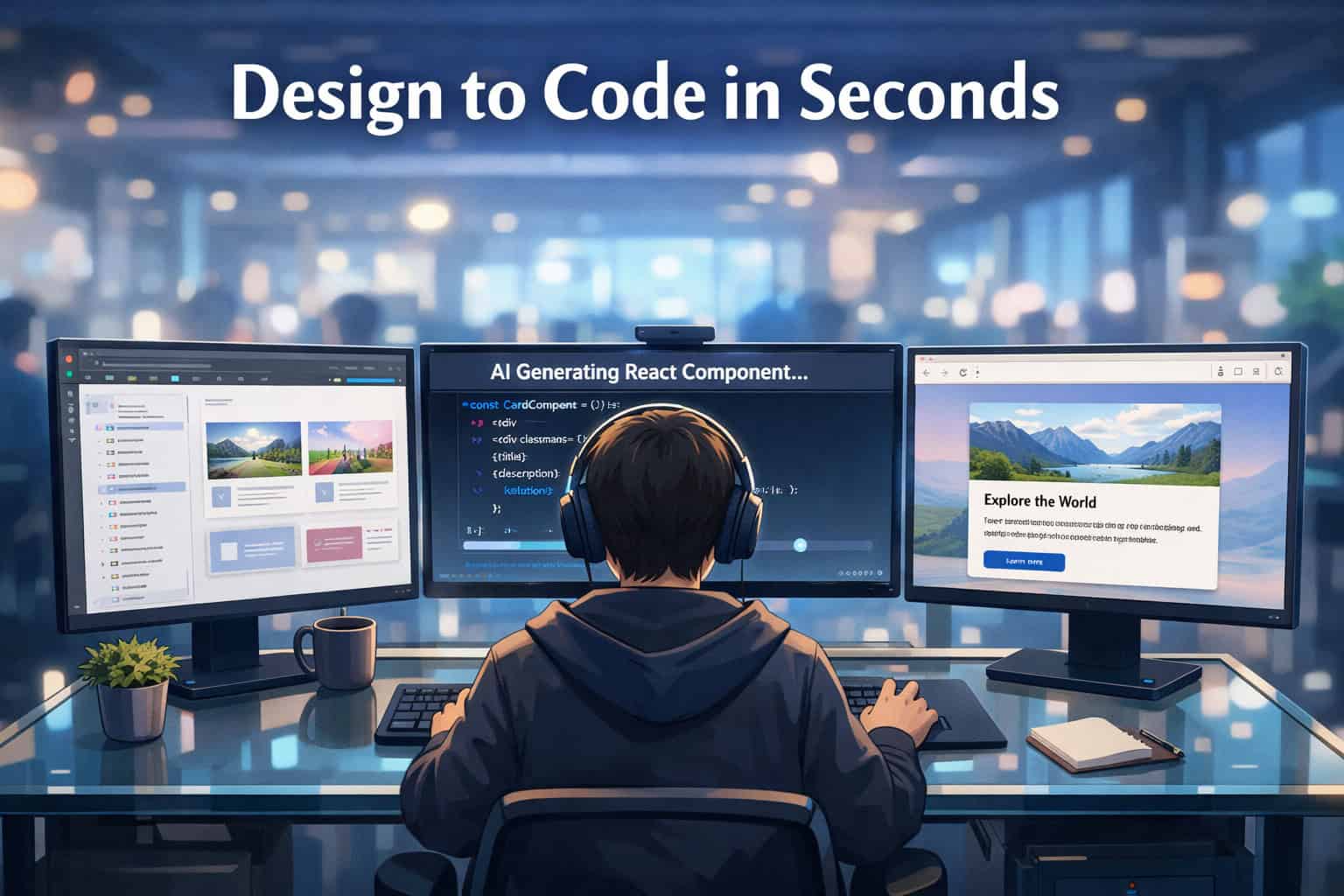 AI-powered web development tools for fast coding in 2024.