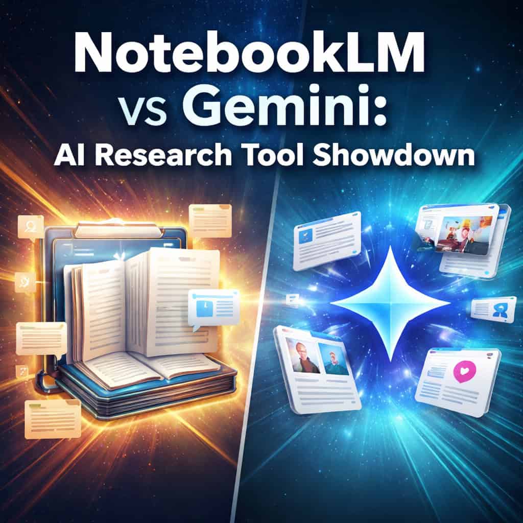 NotebookLM vs Gemini: A Comprehensive AI Research Tool Showdown