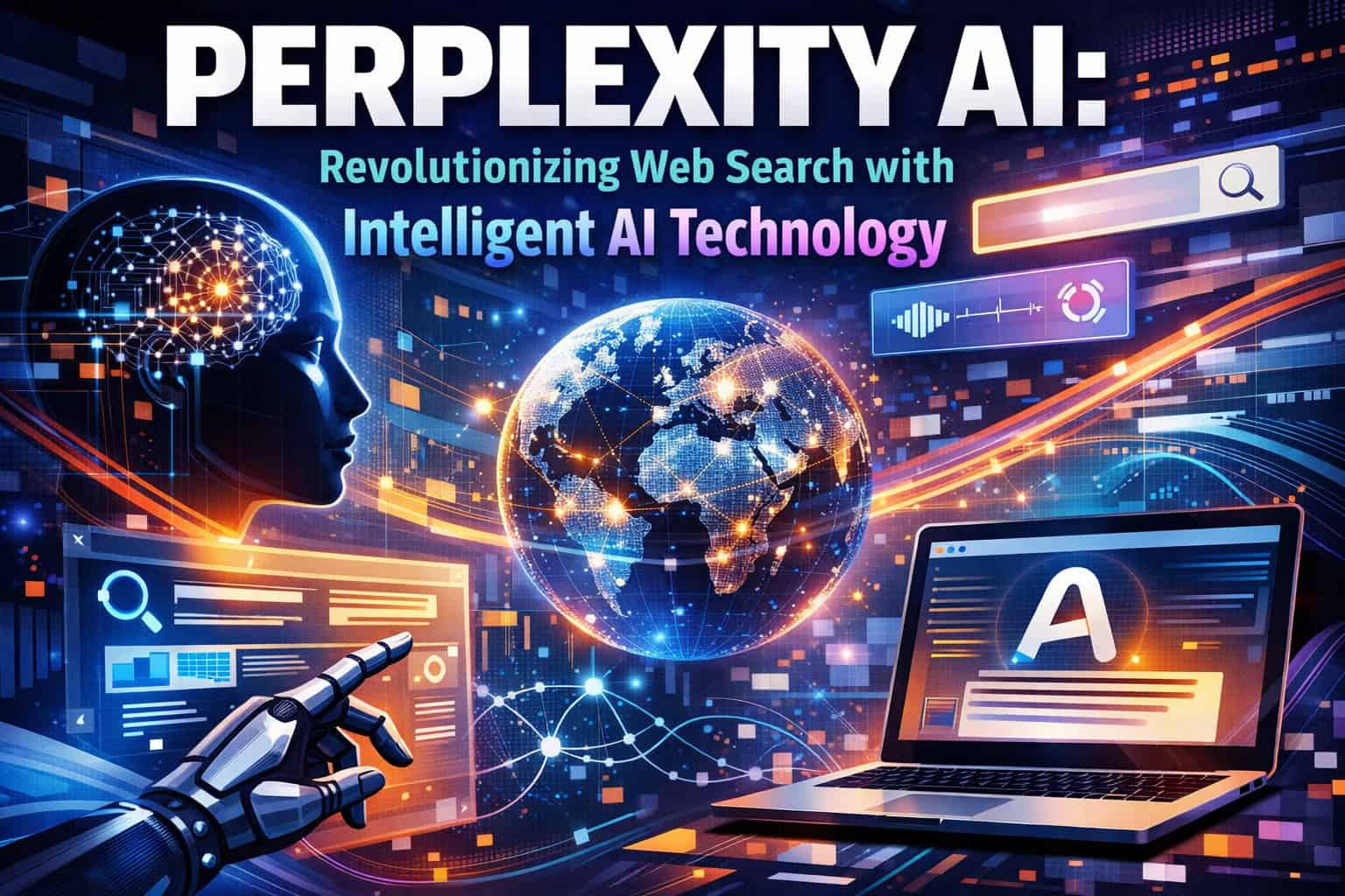 Innovative AI-powered web search technology transforming online information retrieval.