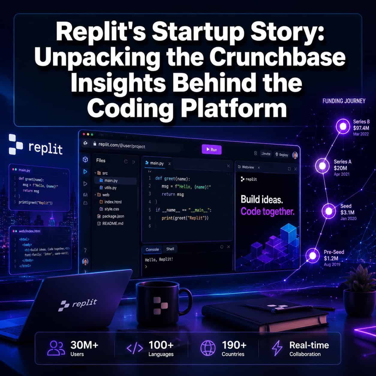 Replit's Startup Story: Unpacking the Crunchbase Insights Behind the Coding Platform