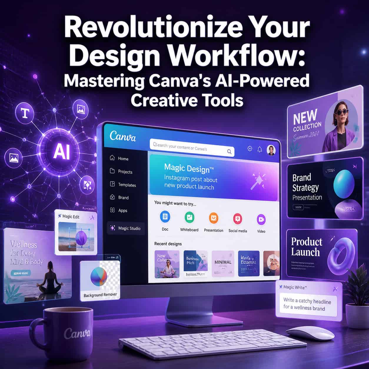 Revolutionize Your Design Workflow: Mastering Canva's AI-Powered Creative Tools