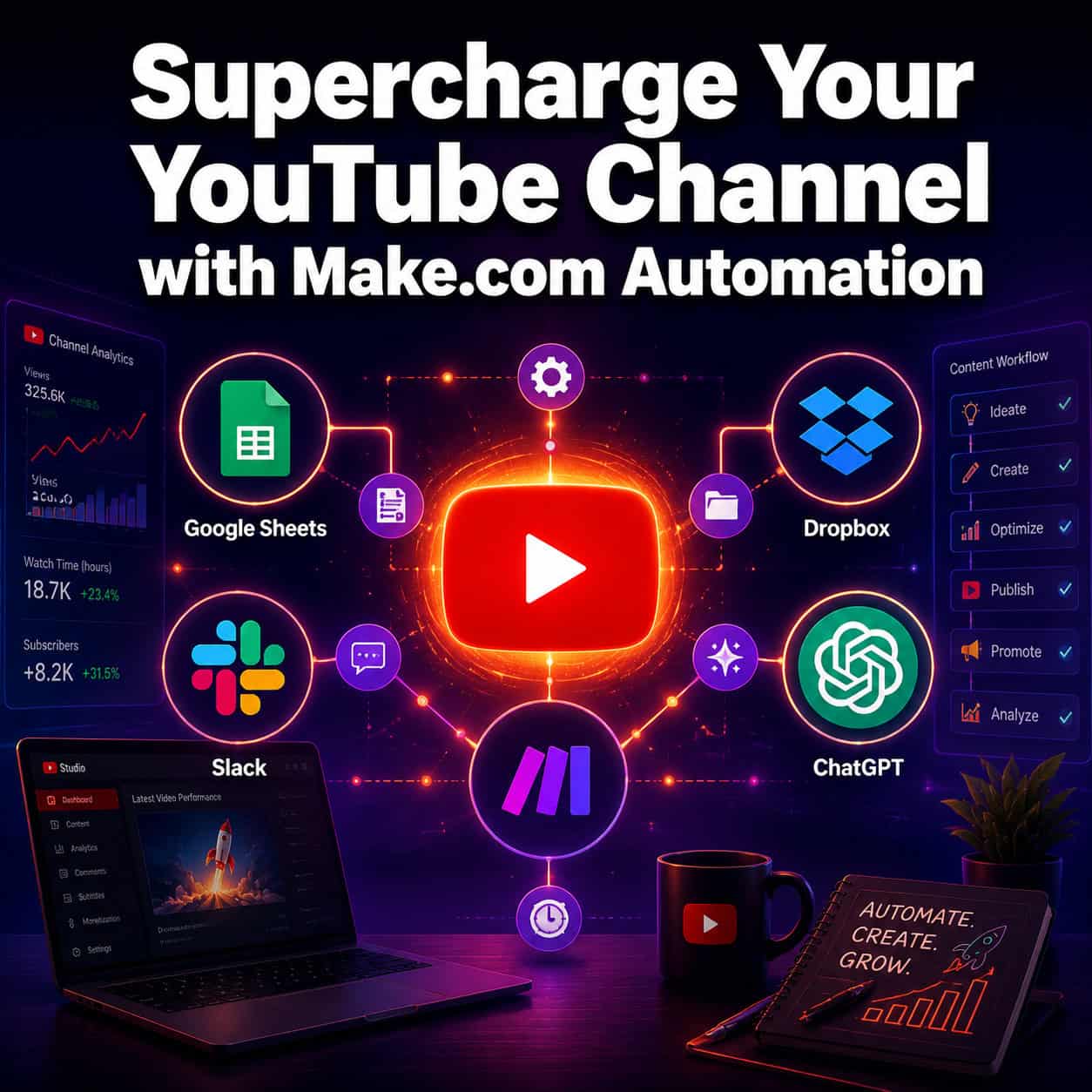 Supercharge Your YouTube Channel: A Complete Guide to Make.com Automation