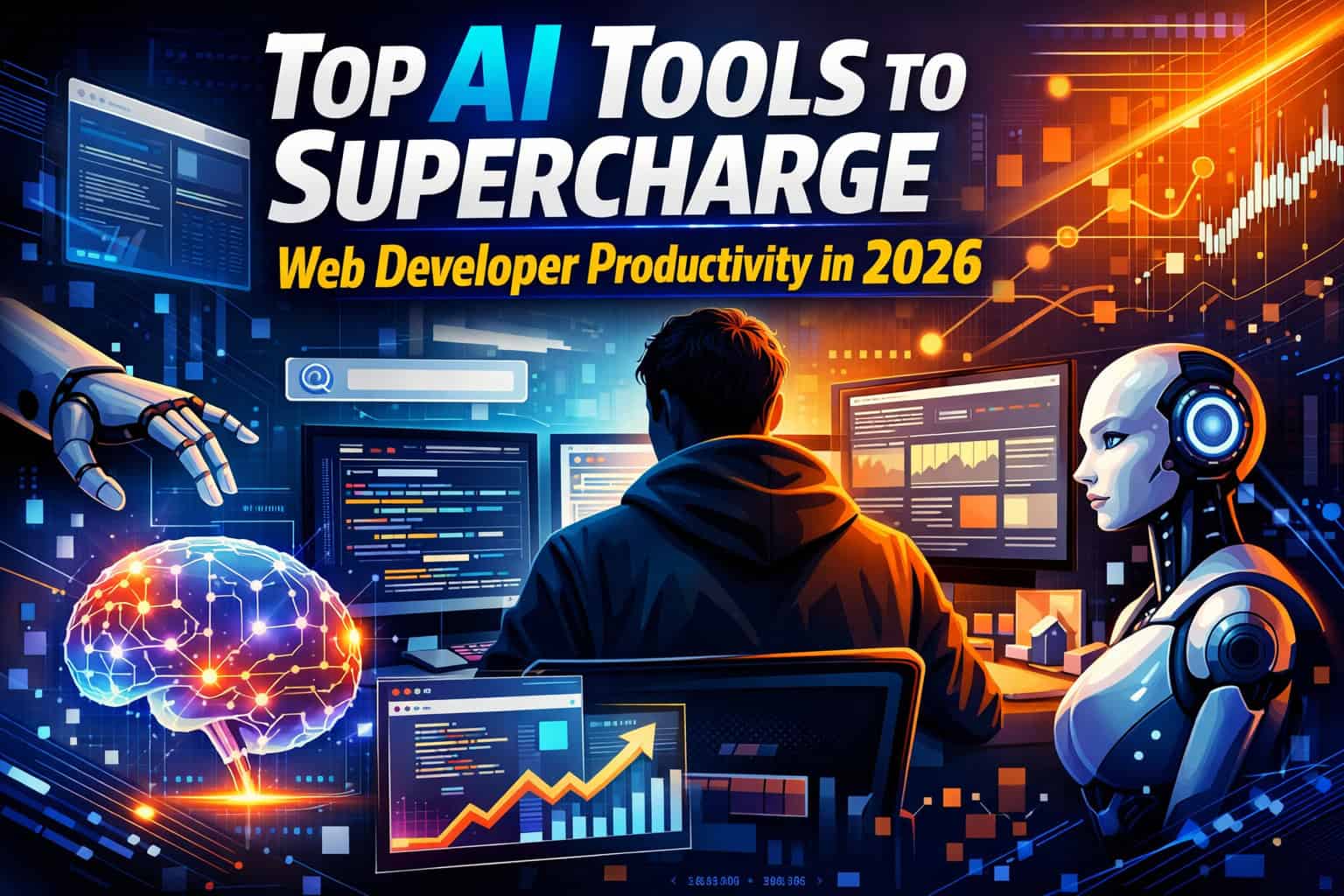 AI tools to boost web development efficiency in 2026.