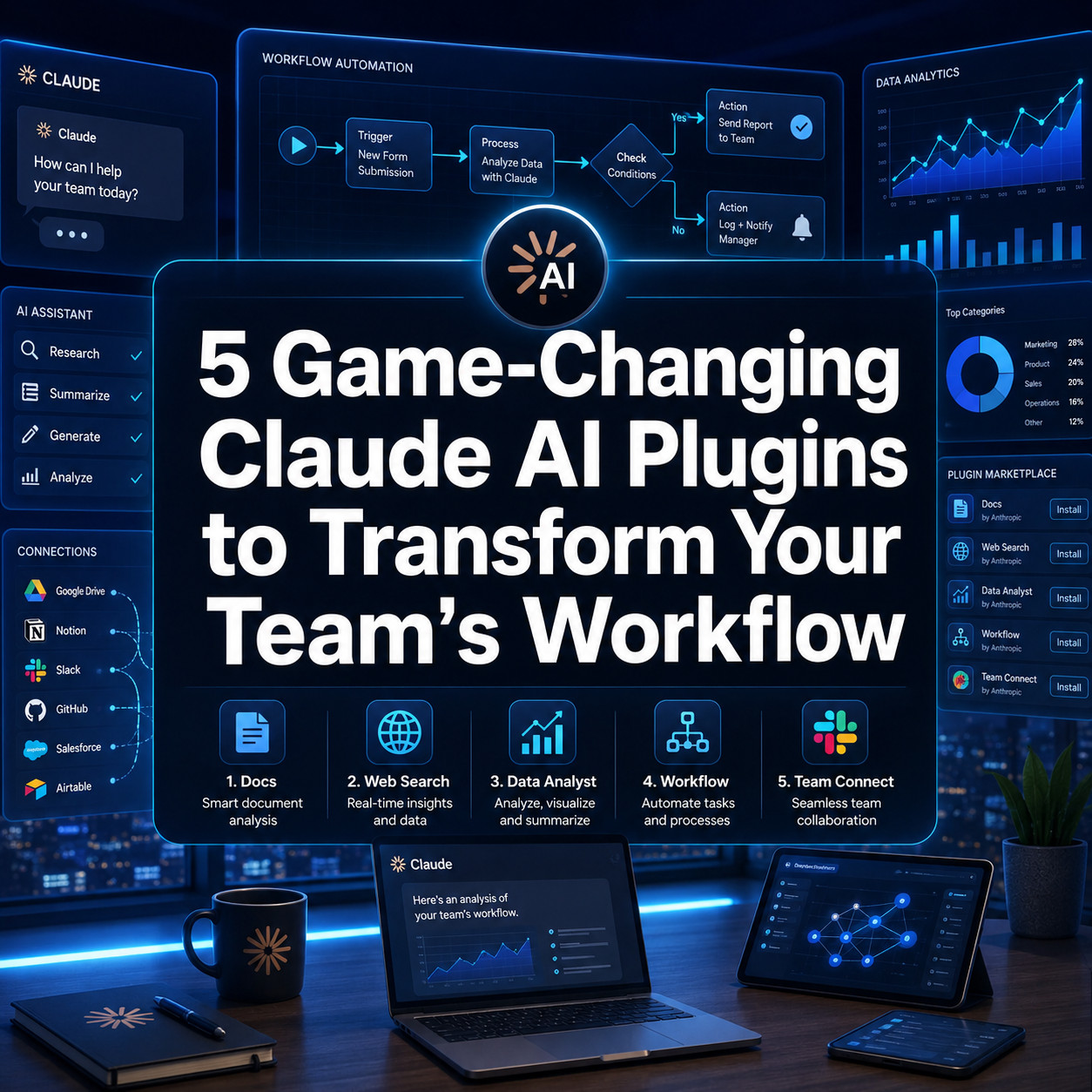 5 Game-Changing Claude AI Plugins to Transform Your Team's Workflow
