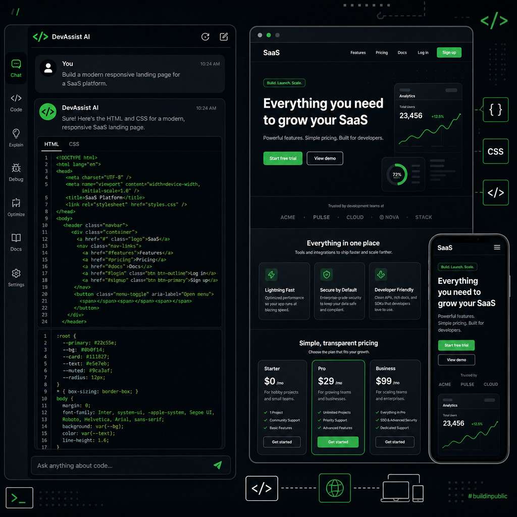 Can ChatGPT Actually Write HTML and CSS Code by Itself