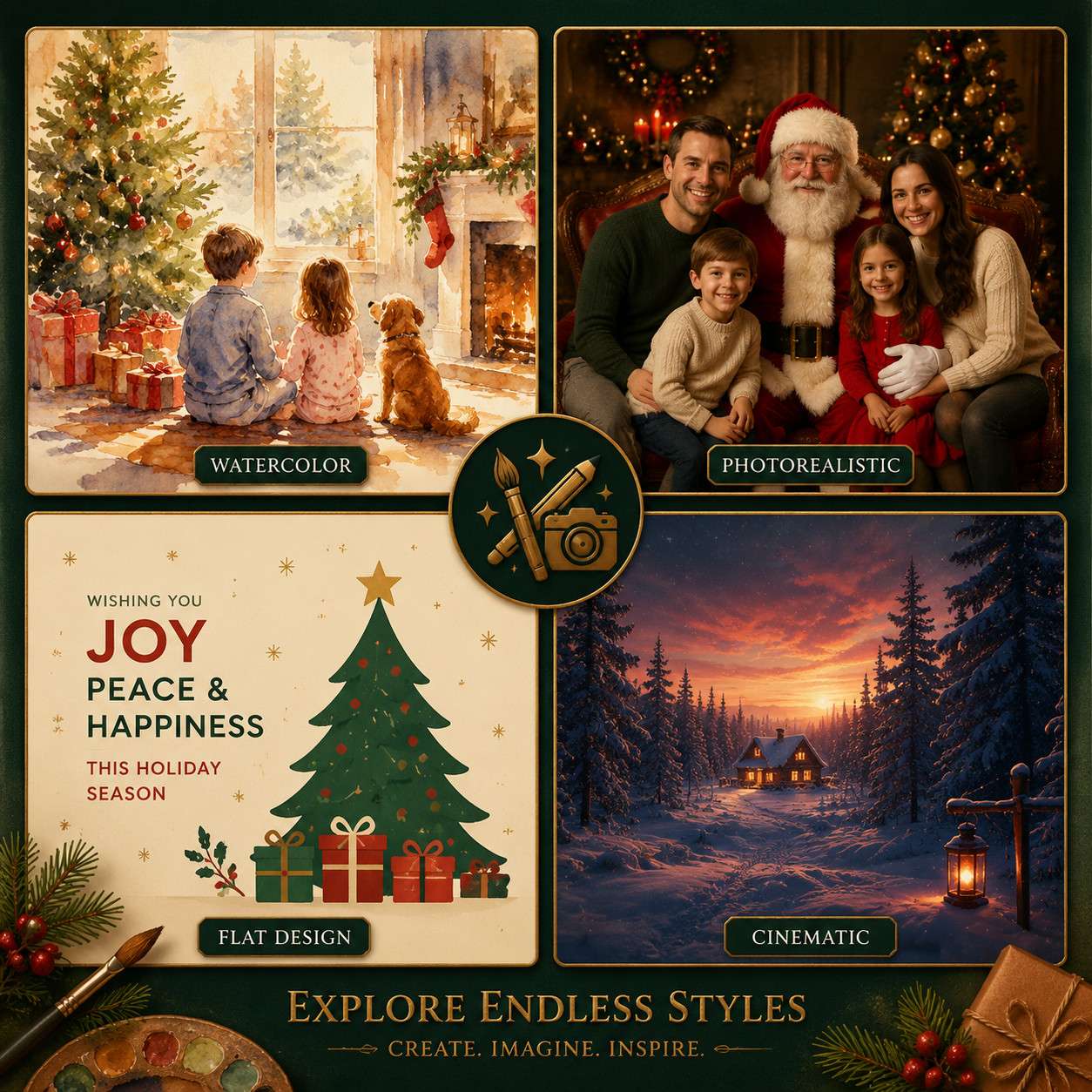 Can ChatGPT Handle Complex Christmas Scene Compositions