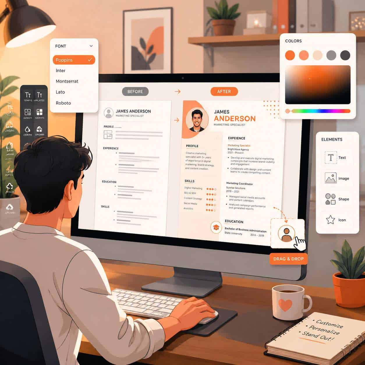 Can I Customize Canva Resume Templates for Different Industries?