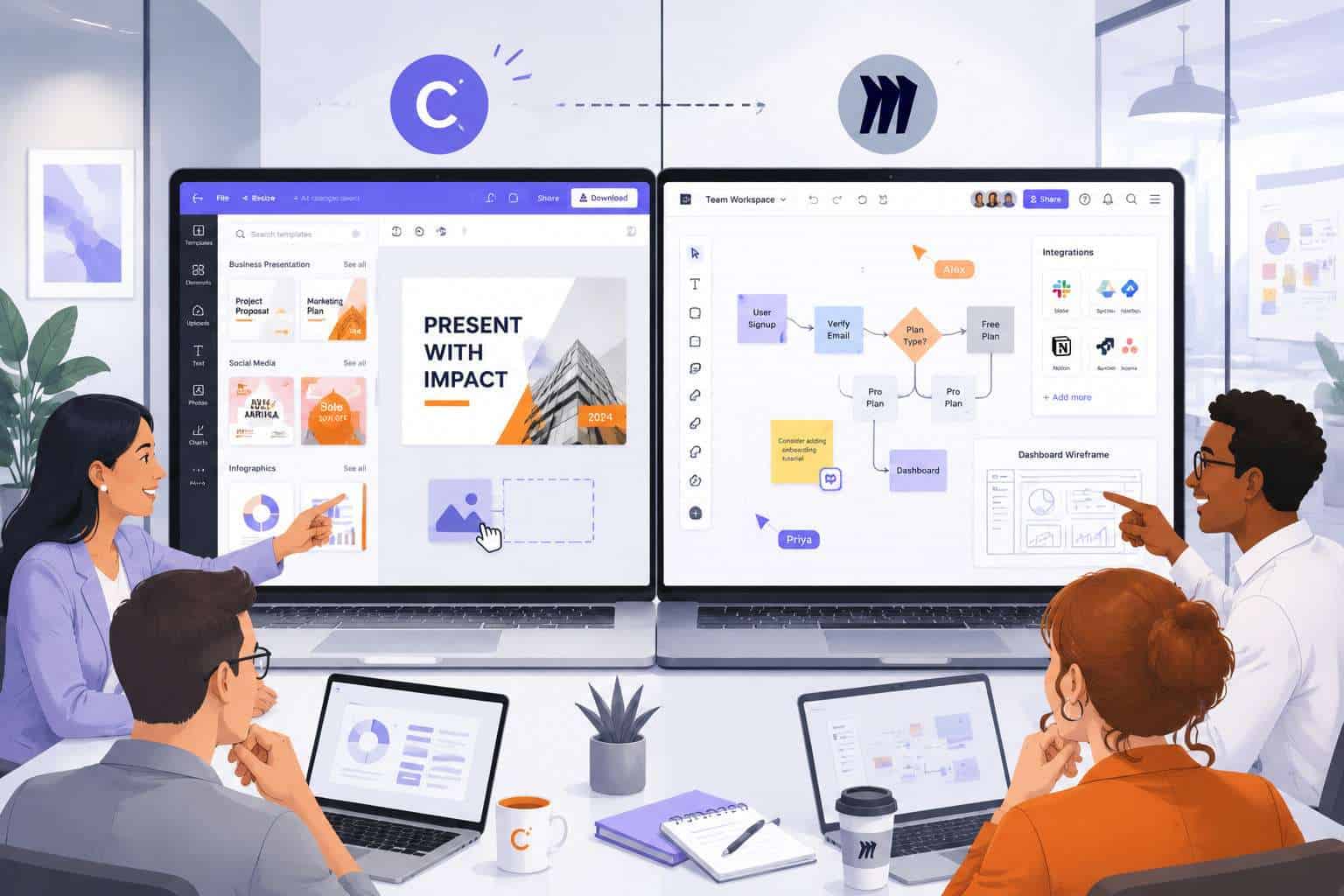 Canva Whiteboard vs Miro: Which Is Better for Team Collaboration?