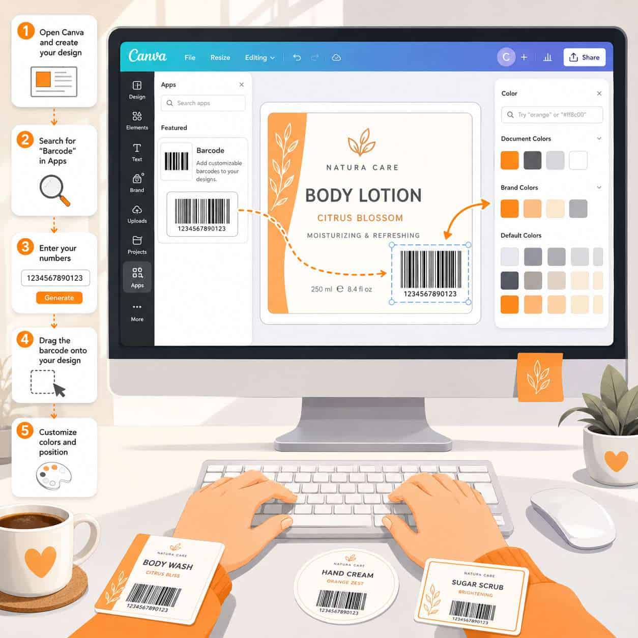 How Do I Create a Barcode in Canva for Free?