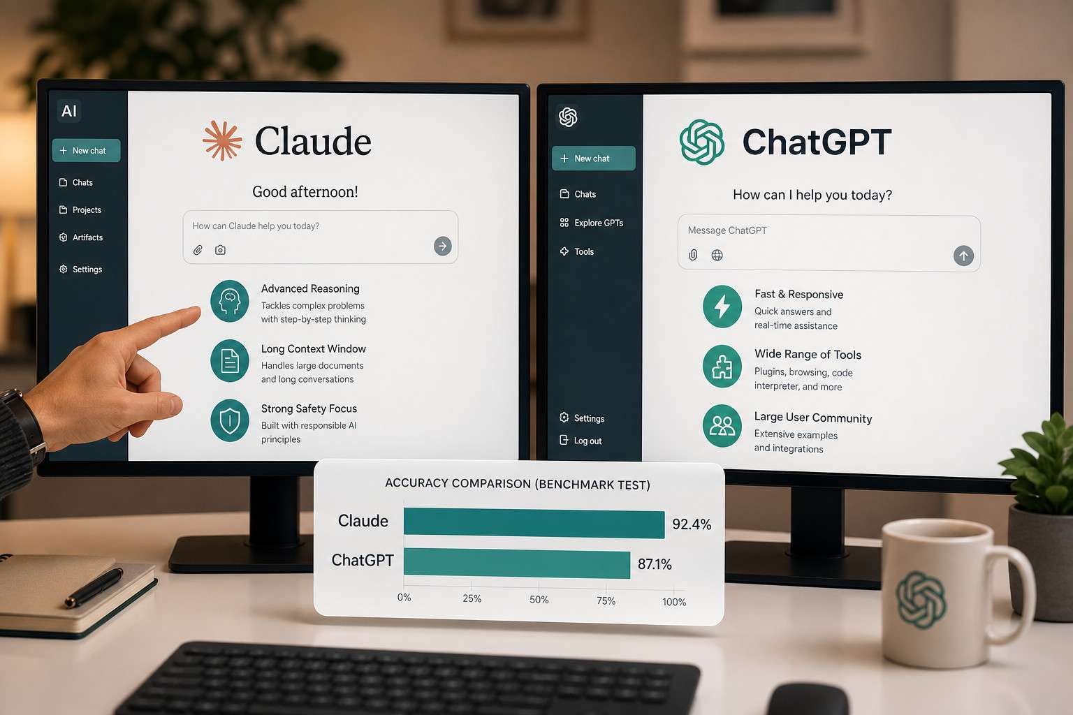 How Does Claude Compare to Other AI Productivity Tools Like ChatGPT