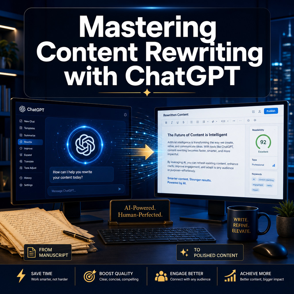 Mastering Content Rewriting: A Comprehensive Guide to ChatGPT Rewriting Techniques