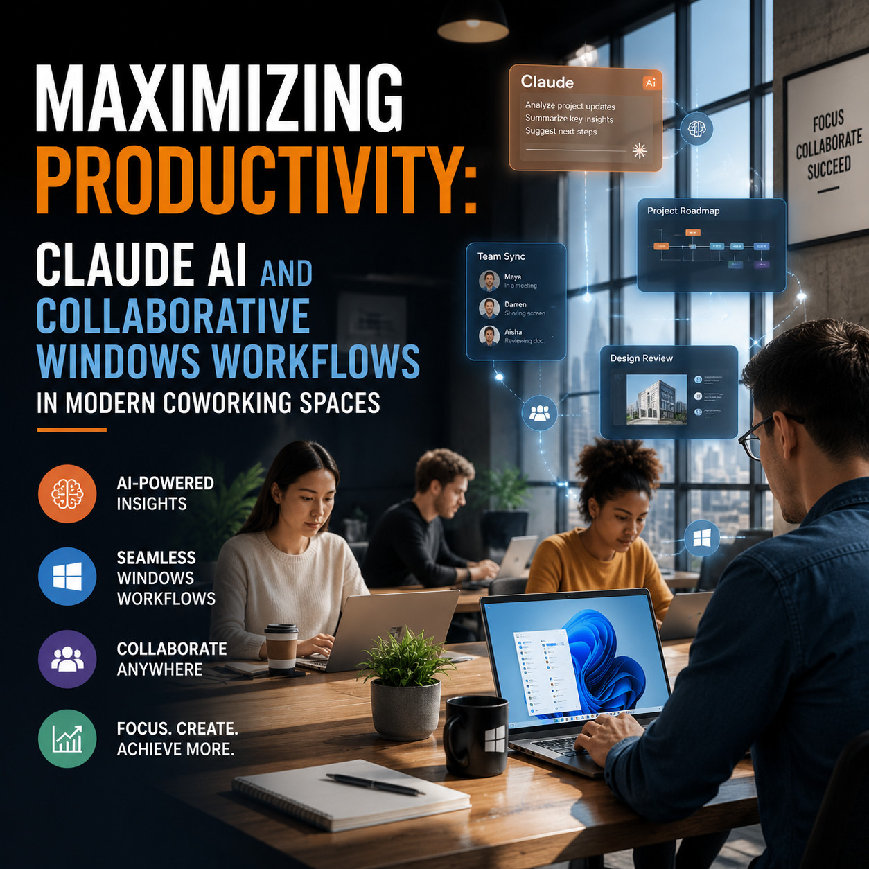 Maximizing Productivity: Claude AI and Collaborative Windows Workflows in Modern Coworking Spaces