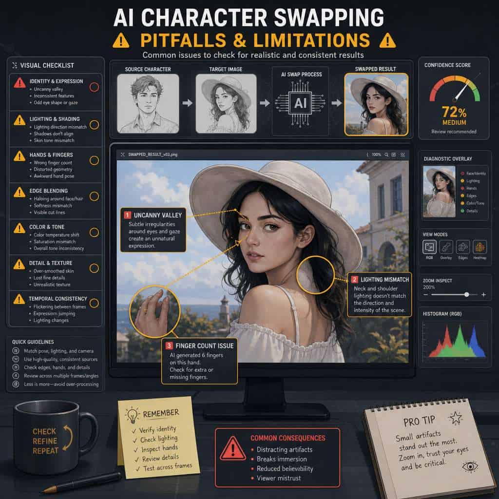 What Mistakes Do Beginners Make When First Using Character Swap AI?